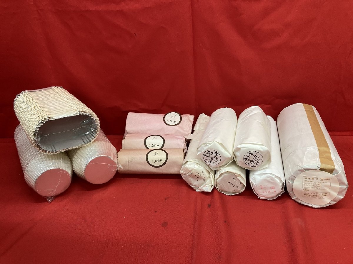 03-09-206 ★AU【送料無料】アルミカップ ホイルケース 種類 いろいろ 50点 合紙不明 業務用 製菓 調理 など 行事 未使用 保管品