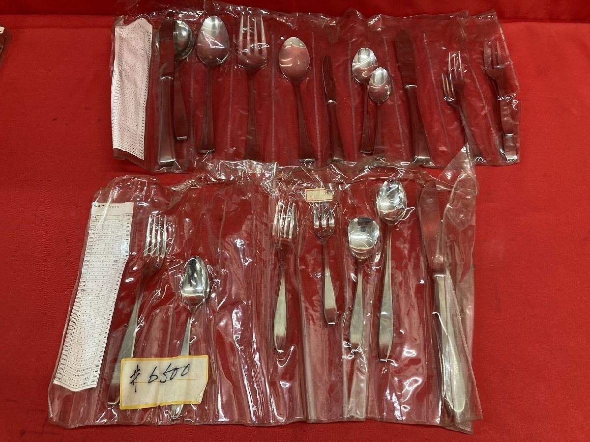 03-11-202 ●BR【送料無料】店舗用品 食器 T-5000シリーズ など カラトリー ナイフ フォーク スプーン サンプル 展示品 まとめ売り 未使用