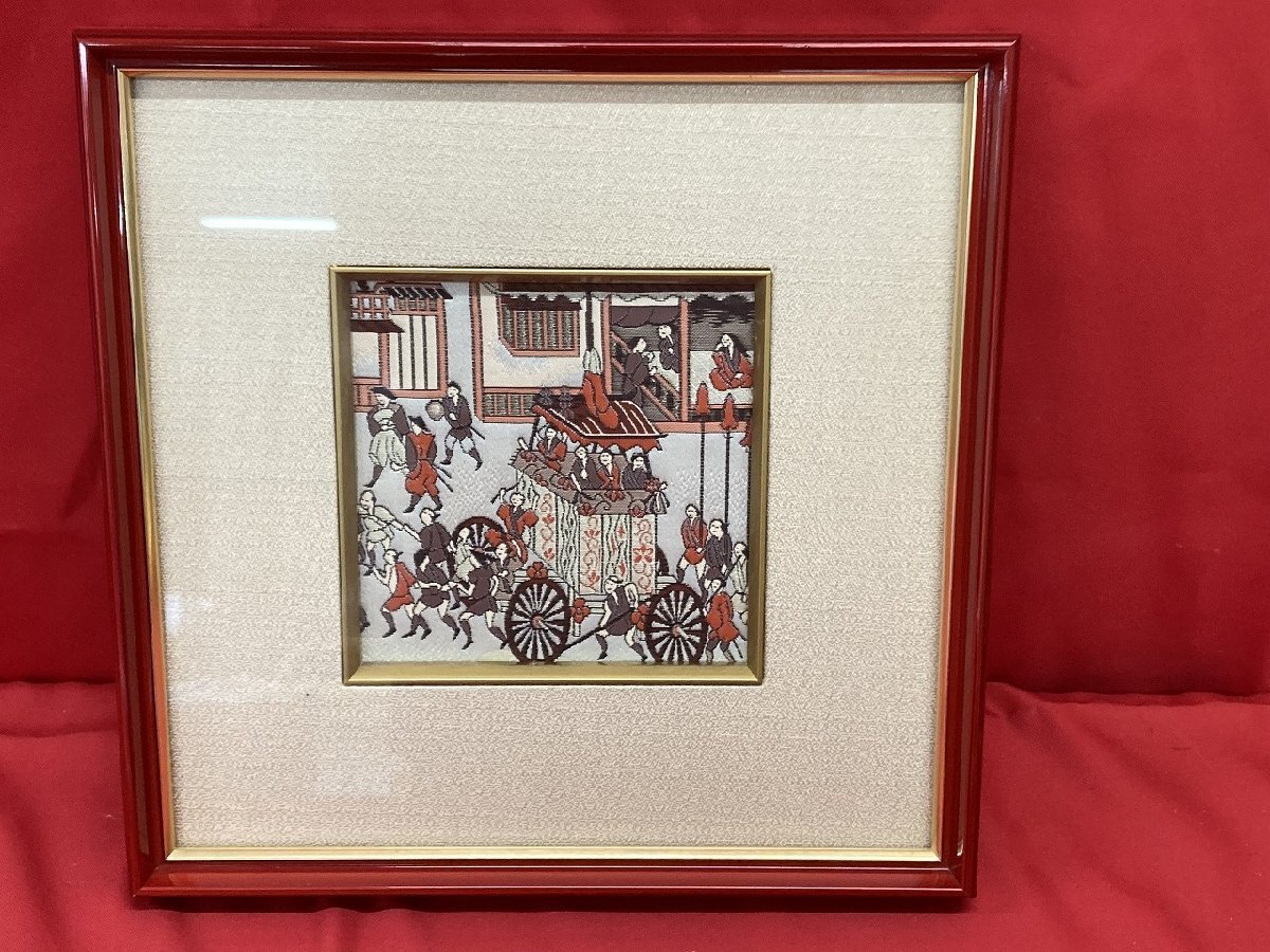 03-13-216 ●BS【送料無料】絵織物 美術品 織物 工芸品 詳細不明 コレクション アート 中古品