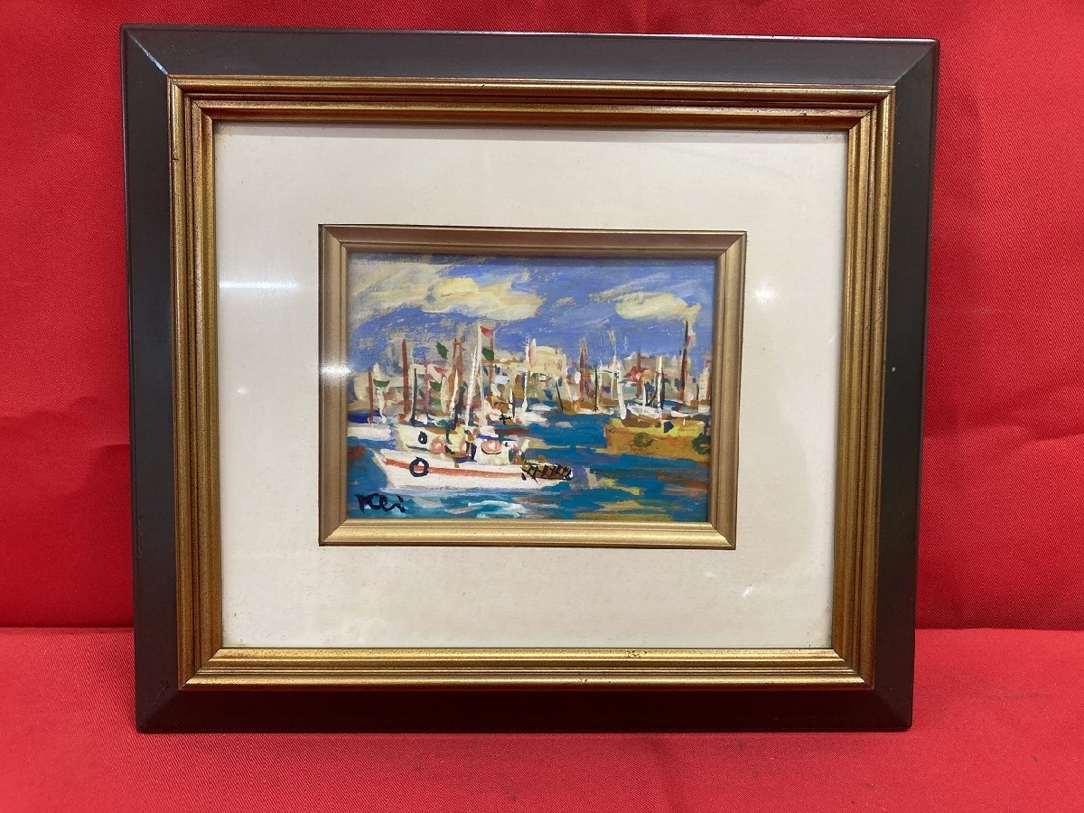 03-13-207 ●BS【送料無料】作者不明 アートプリント? 洋風 風景画 絵画 美術品 コレクション アート 中古品