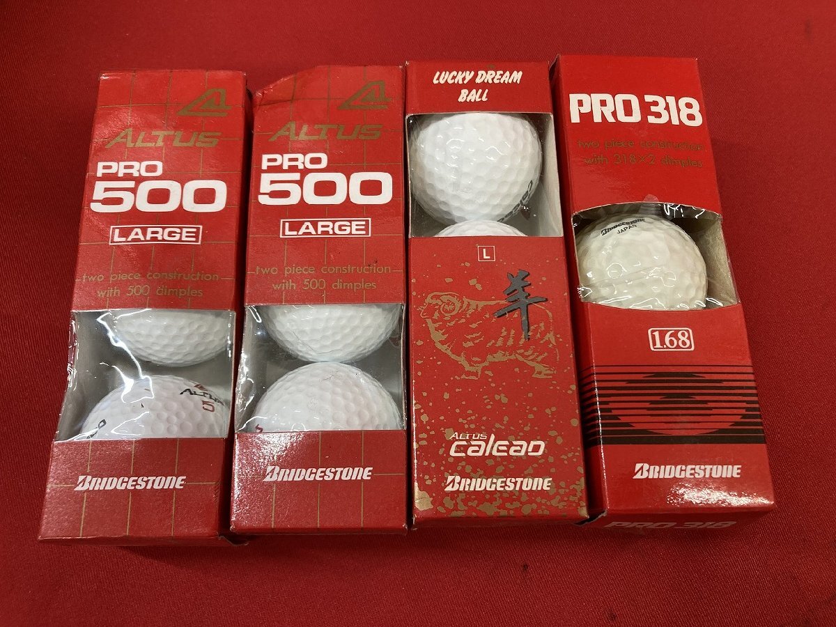 03-16-418 ▲BR【送料無料】スポーツ用品 ゴルフ用品 ゴルフボール ブリヂストン ALTUS Calcao アルタス PRO 318 など 保管品