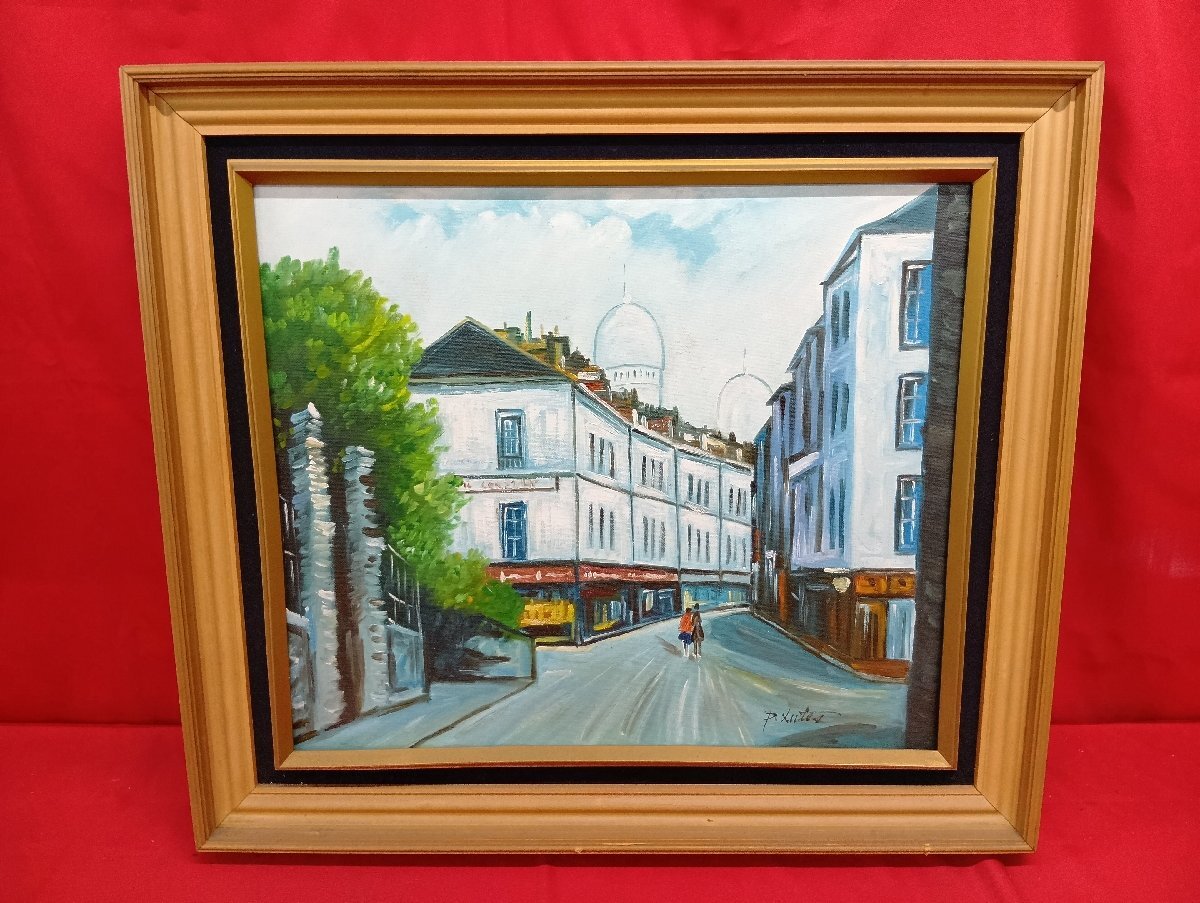 03-13-221 ★AT【肉筆 手描き】作者不明 絵画 風景画 油彩 油絵 美術品 コレクション アート インテリア 中古品