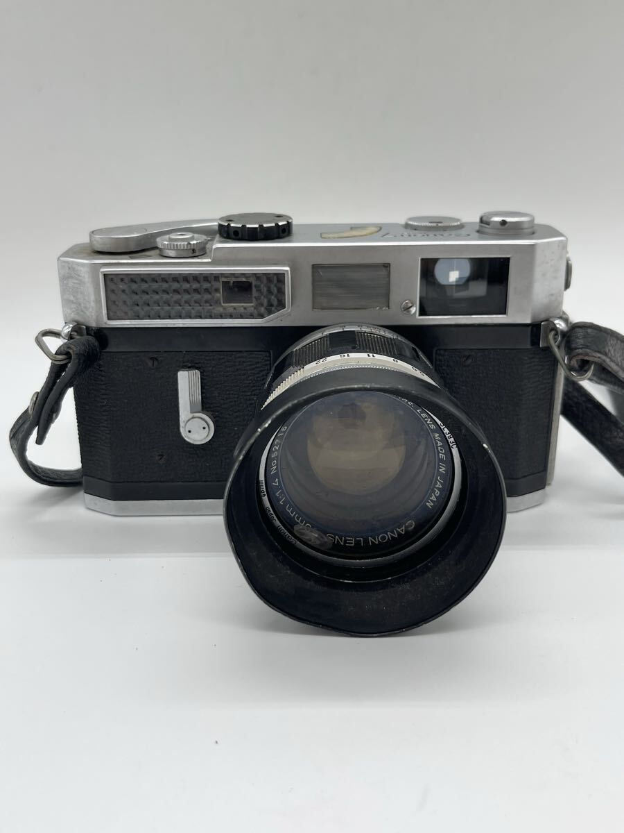 【1円スタート】Canon 7 ボディ + 50mm F1.4 レンズ付 レンジファインダー キャノン 日本製 希少 動作未確認 現状品