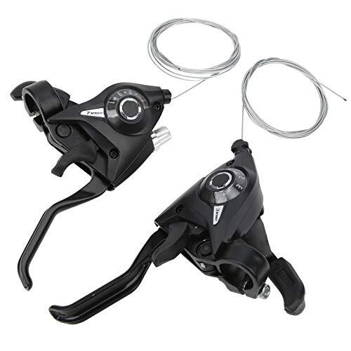 1Pair Professional 3x7 21SpeedMTB自転車バイク左右ブレーキレバーシフターセットギアシフトケーブル付