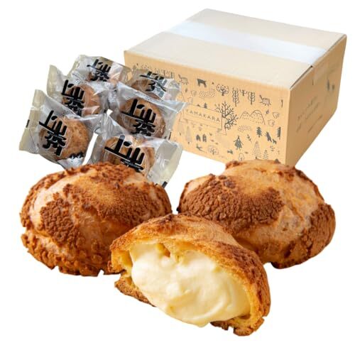 かみのやまシュー6個入【公式】上山秀 山形県産つや姫米粉使用 サクサクとした食感 個包装 おやつ デザート スイーツ 洋菓子 小分