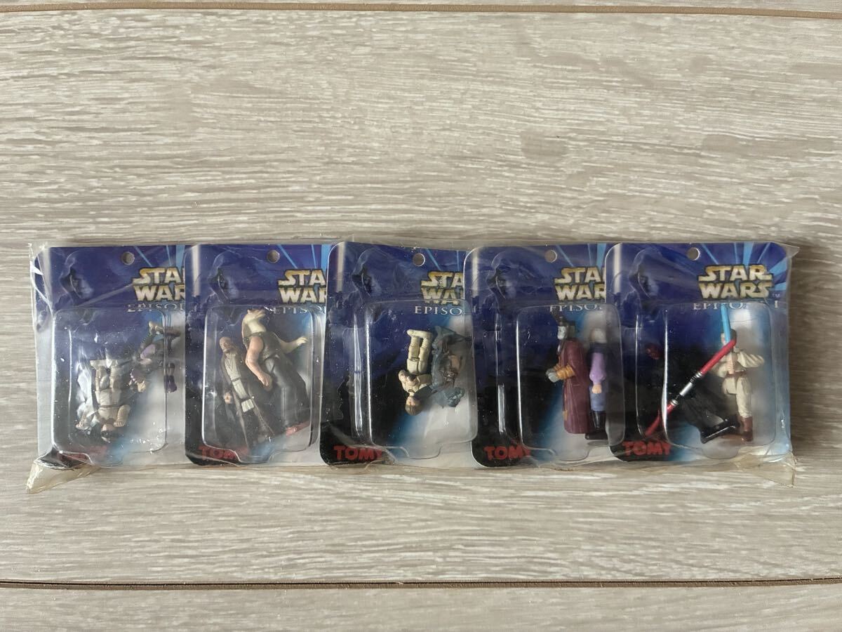 値下げ！未開封！★スターウォーズ　EP I ミニブリスターコレクション パート2 5種★ フィギュア トミーTOMY STARWARS