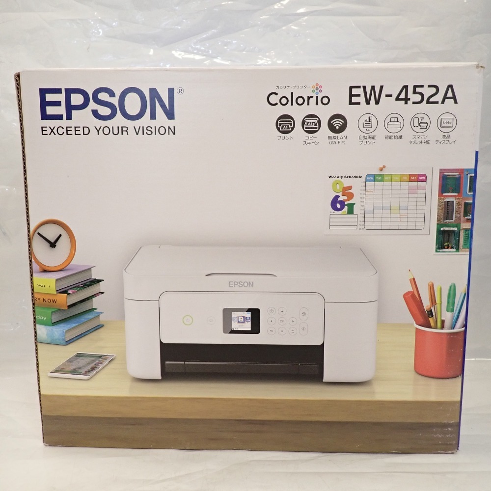 Th496091 エプソン プリンター カラリオ EW-452A ホワイト Epson 未使用