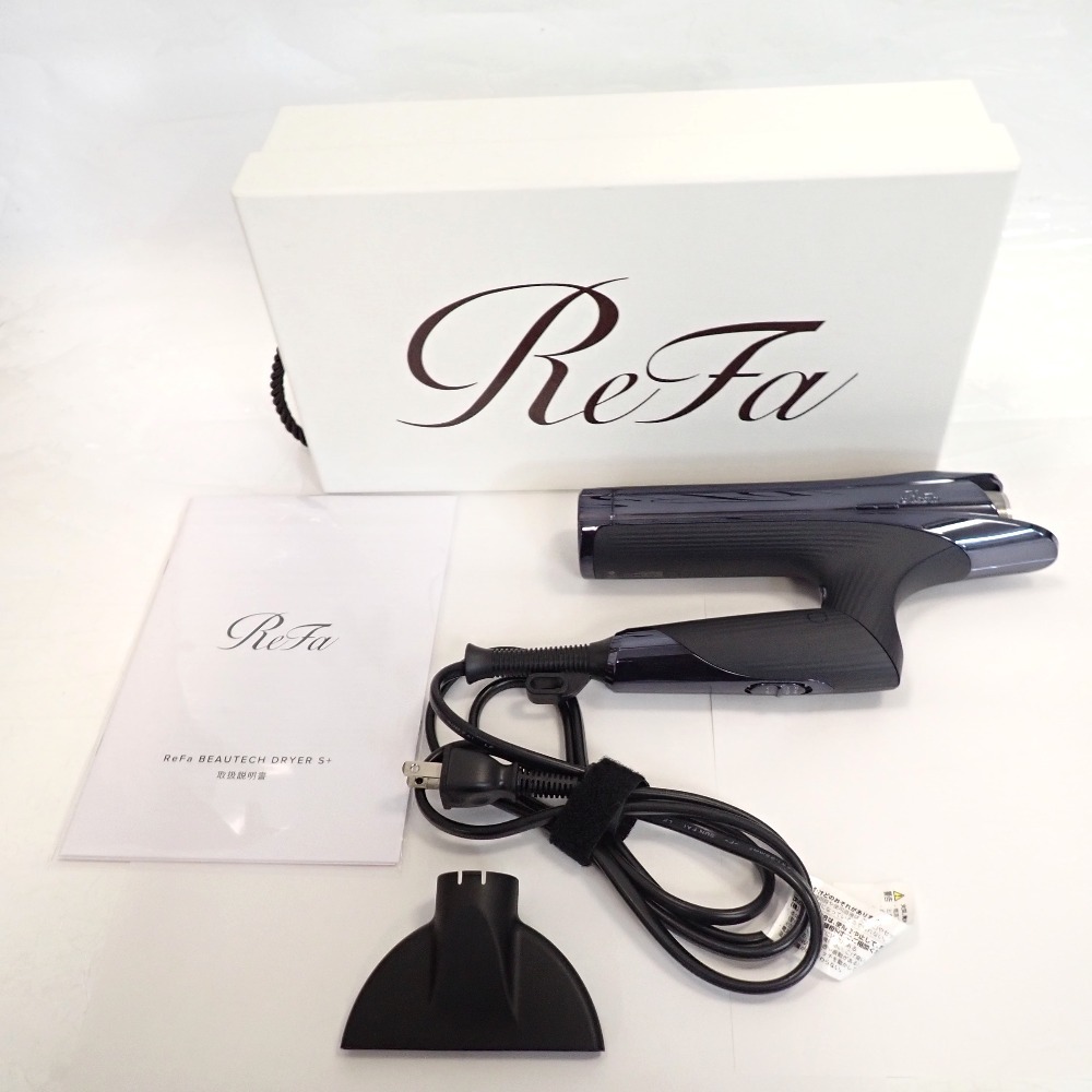 Th682531 リファ ヘアドライヤー ビューテック ドライヤー BEAUTECH DRYER S＋ RE-BC-03A ブラック ReFa 美品・中古