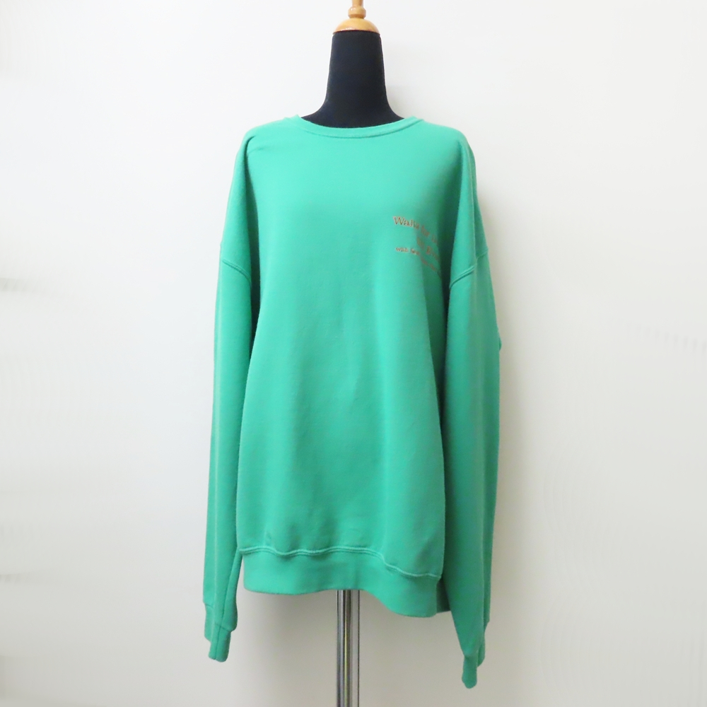 Ts584521 ワコマリア トレーナー ビルエヴァンス グリーン系 メンズ ＃XL WACKO MARIA 美品/クリーニング済