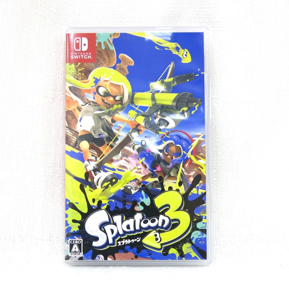 Hn435541 ニンテンドースイッチ用ソフト　スプラトゥーン3　LA-H-AV5JA-JPN 中古・美品