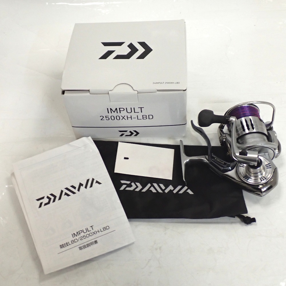 Th664621 ダイワ スピニングリール 24インパルト IMPULT 2500XH-LBD 00066016 Daiwa 中古