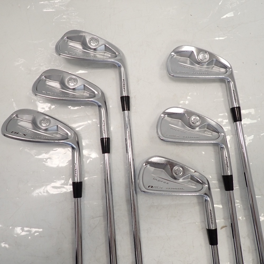 Th683471 ヤマハ YAMAHA アイアンセット inpres RMX CB TOURMODEL 5〜9・P 右利き用 / N.S.PRO MOUDUS3 フレックスS 計6本 中古