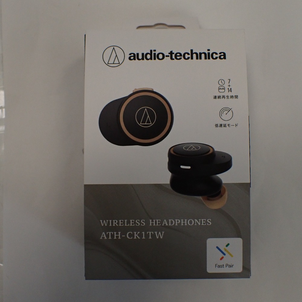 Th1009491 オーディオテクニカ ワイヤレスイヤホン ATH-CK1TW BK [ブラック] audio-technica 未使用