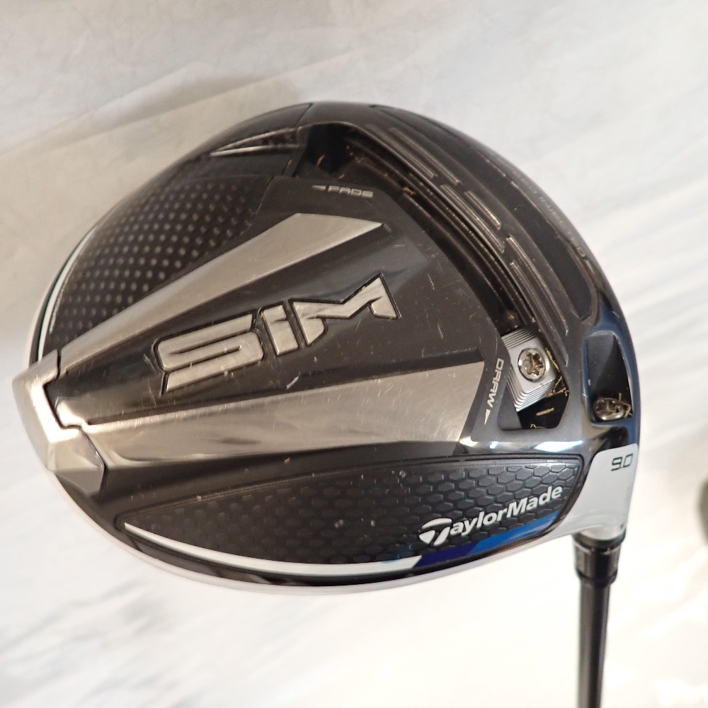 Th682961 テーラーメイド ドライバー 1W SIM 9.0度 TENSEI TM50 フレックスS 右利き用 メンズ TaylorMade 中古
