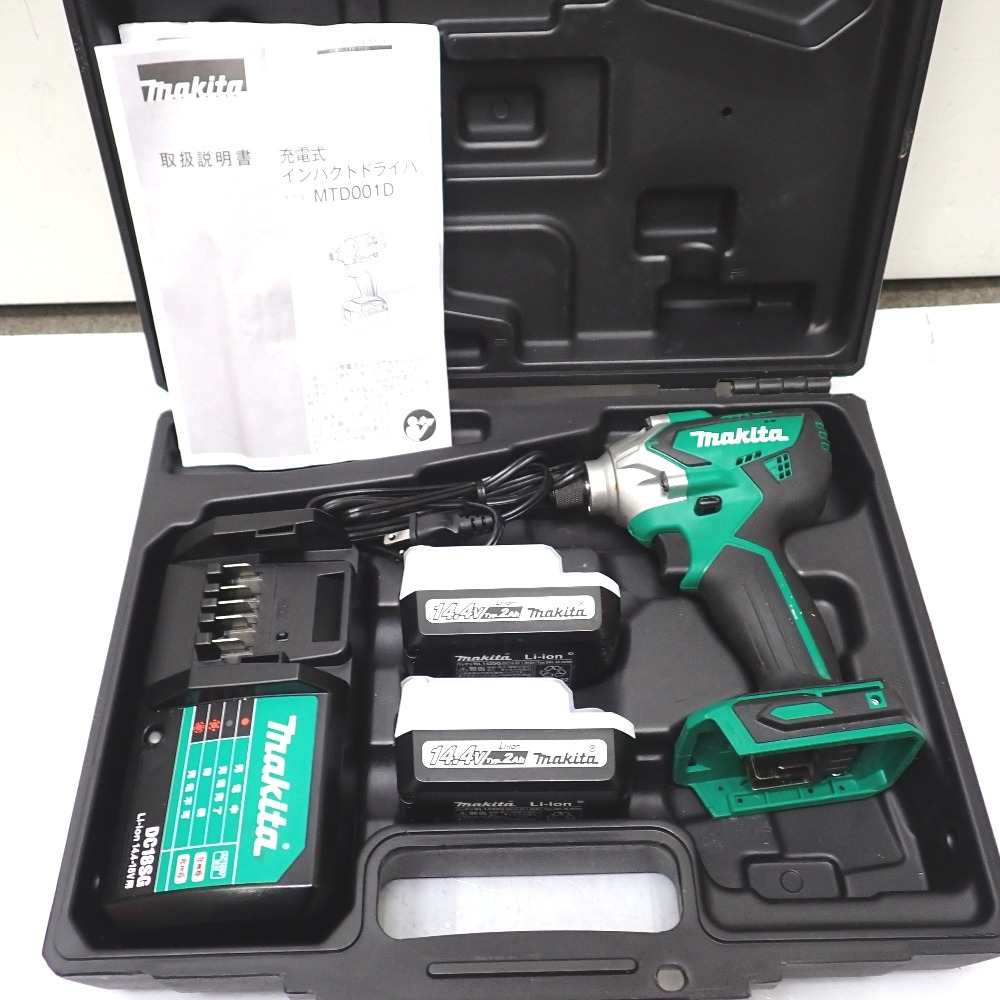 Ft1335611 マキタ インパクトドライバ 充電式 14.4V MTD001D makita 中古