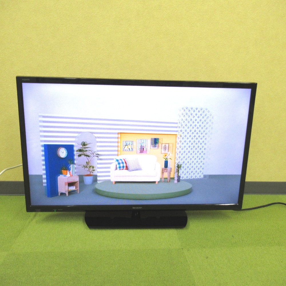 Tj287401 【店頭渡し可】シャープ　SHARP　32V型　液晶テレビ　2020年製　2T-C32AE1　中古