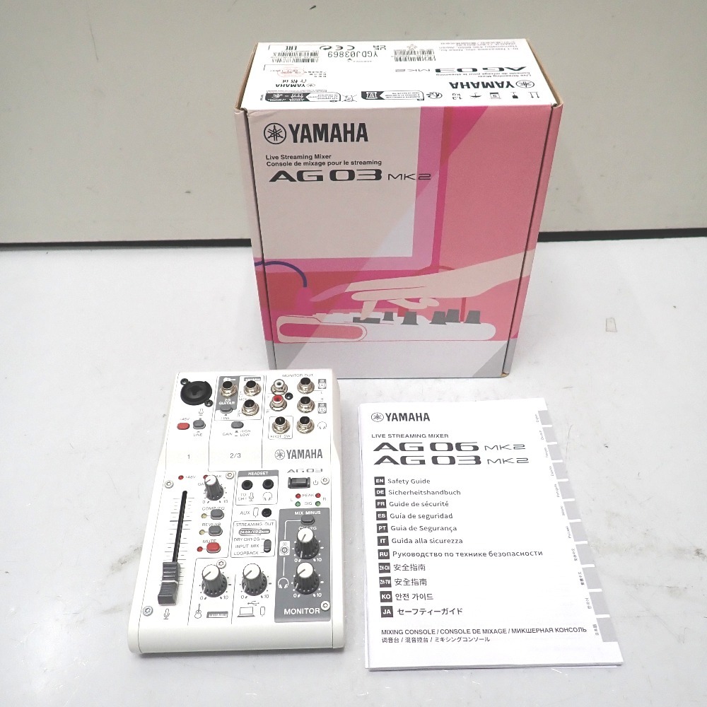Ft1297121 ヤマハ ライブストリーミングミキサー AG03MK2 YAMAHA 中古