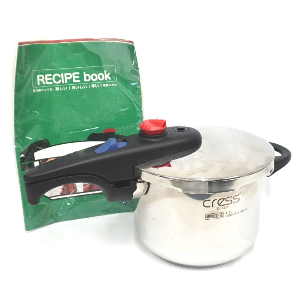 NA54861 ドウシシャ 圧力鍋 クレスDX 3.2L DCRN3.2 DOSHISHA 中古
