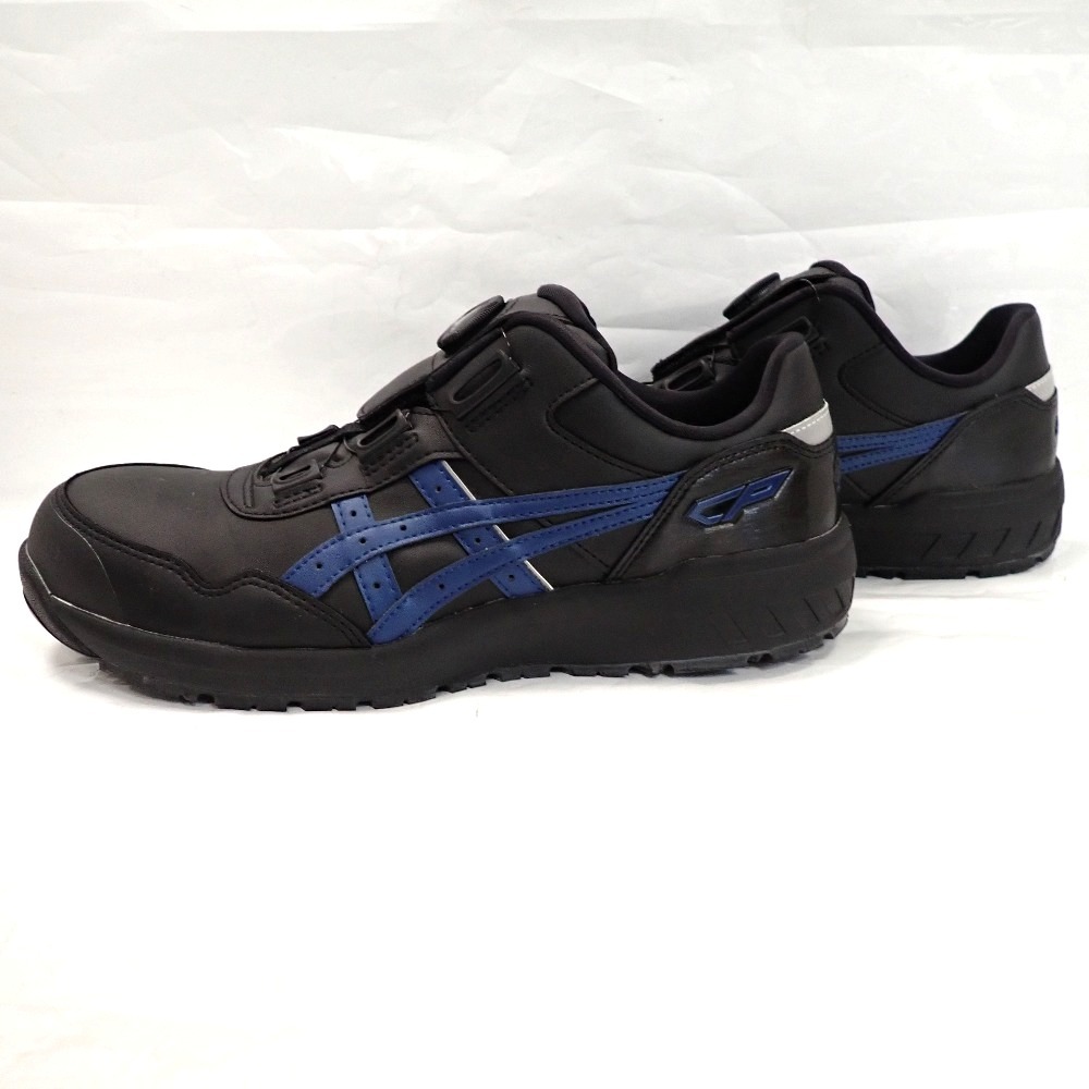 Th1008452 アシックス 作業用靴 ウィンジョブ WINJOB CP306 BOA 1273A059 ブラック×ブルー系 27cm メンズ asics 中古