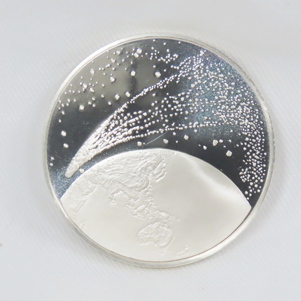 Ts806363 記念メダル ハレー彗星記念メダル シルバー 925/1000 約23.5g 中古