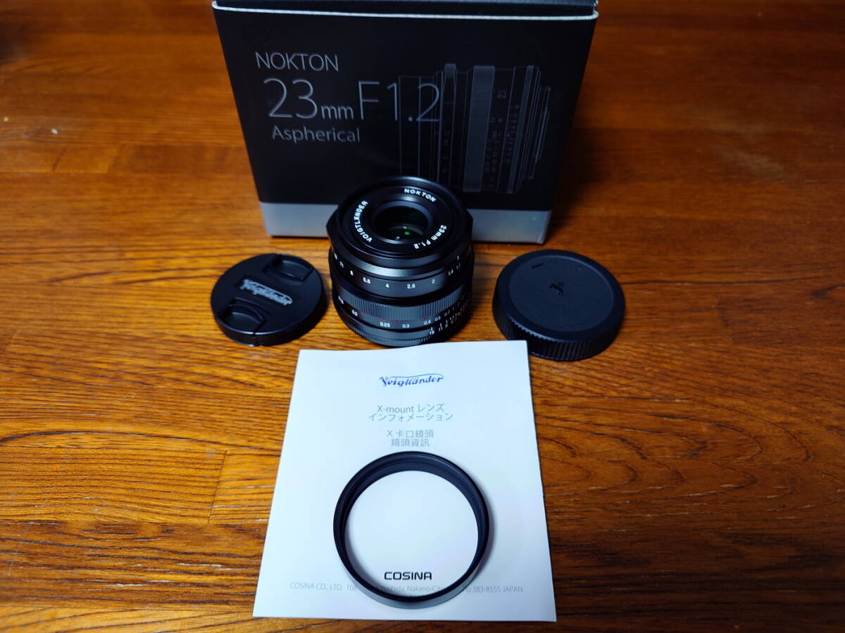 【美品】フォクトレンダー NOKTON 23mm F1.2 Aspherical 富士フイルムX コシナ Voigtlander NOKTON
