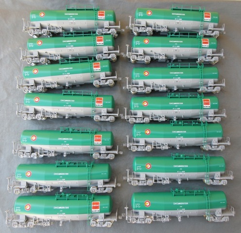 ☆HOゲージ☆KATO タキ1000 郡山駅常備 ENEOS 14両セット タンク貨車 鉄道模型 カトー 日本石油