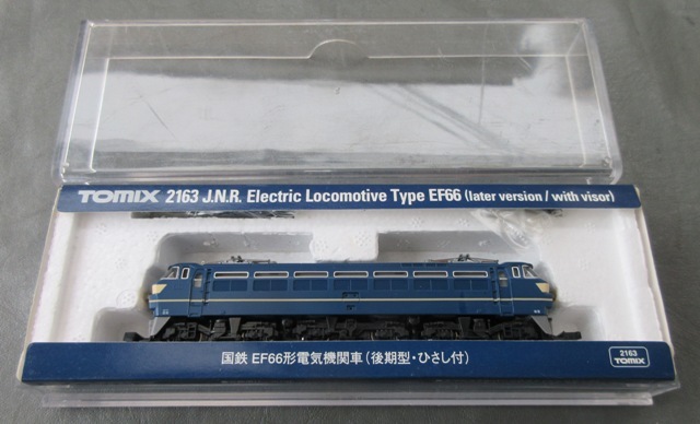  ☆ケース付き☆TOMIX 2163 国鉄 EF66形 電気機関車 (後期型 ひさし付き) Nゲージ 鉄道模型 トミックス