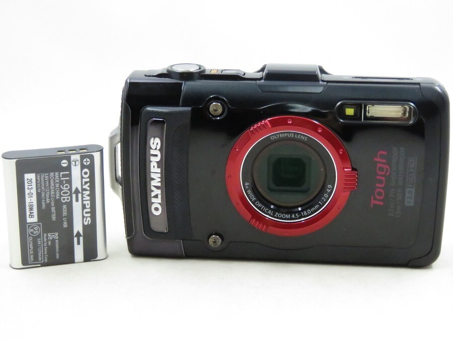 [23376W1]★新品級★OLYMPUS STYLUS TG-2 Tough ブラック
