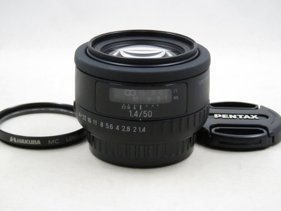 [23381Y1]★新品級★PENTAX SMC PENTAX-FA 50mm F1.4 Classic フィルター付き