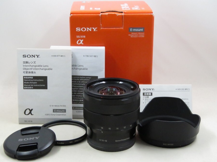 [23453W5]★新品級★SONY E 10-18mm F4 OSS 元箱付き