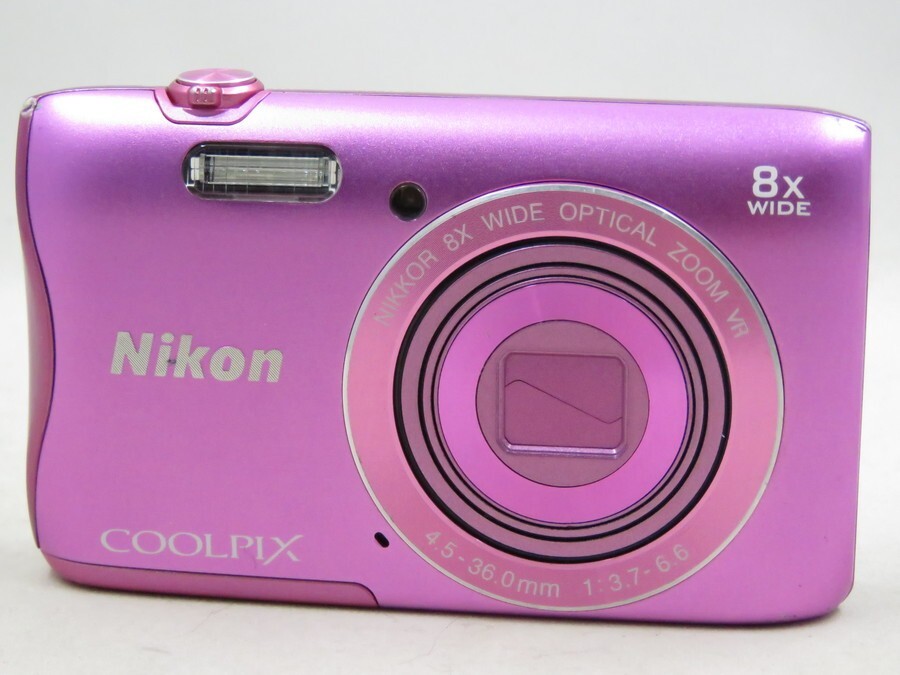 [23530W1]★緊急大特価★NIKON COOLPIX S3700 ピンク