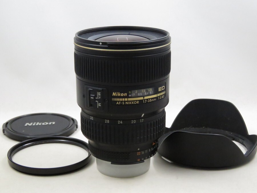 [23541Z5]★実用品★NIKON AF-S NIKKOR 17-35mm F2.8 D IF-ED フィルター・フード付き