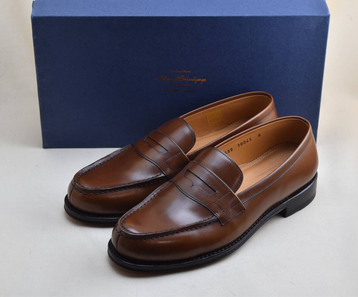 JALAN SRIWIJAYA ジャランスリワヤ 　フレンチサドルローファー　GARUDA 　CUOIO CALF 　98589-6　 24.5-25cm相当 未使用品