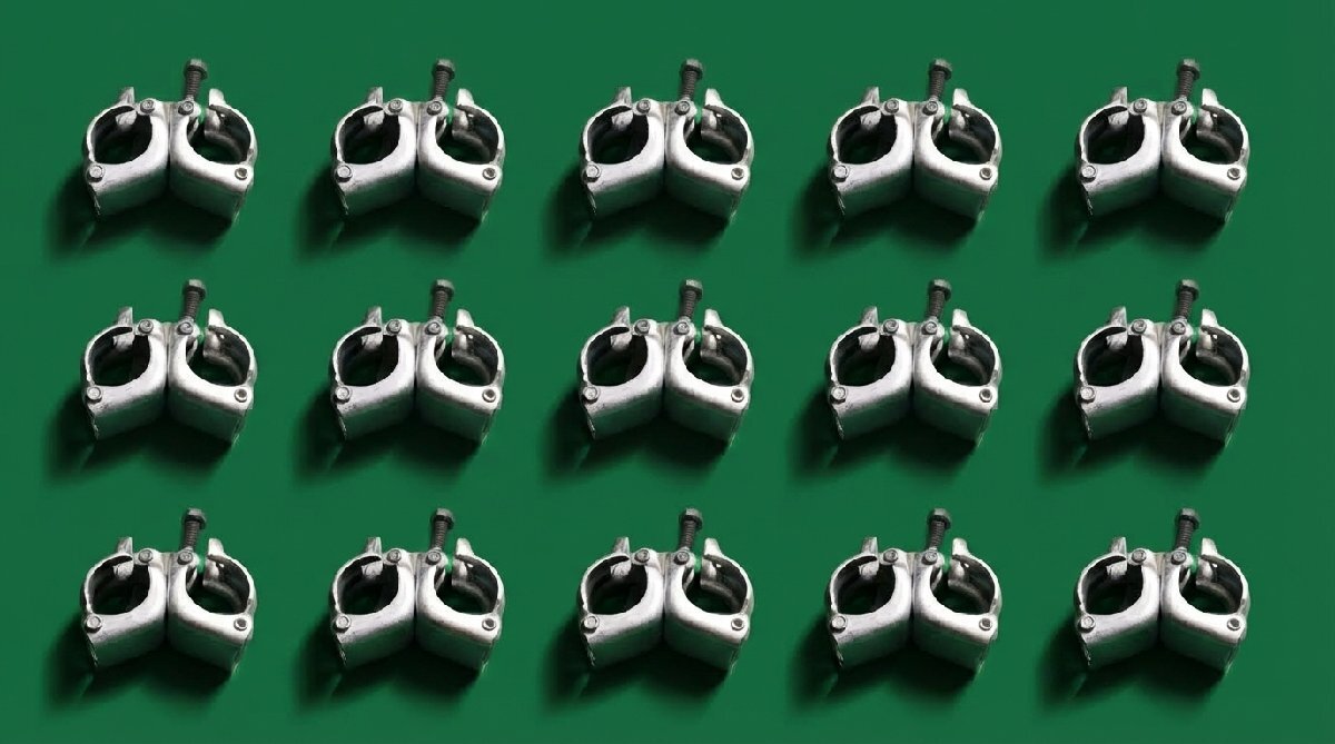 【未使用品】自在クランプ Φ48.6 ダクロメッキ 15個