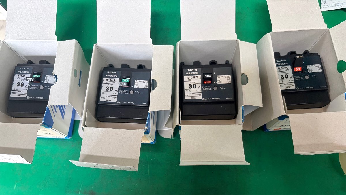 【4個セット】テンパール 配線用遮断器 B-53EC 30A