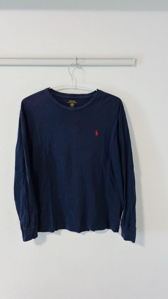 ラルフローレン RALPH LAUREN POLO ネイビー ポロラルフローレン ロンT Tシャツ 長袖Tシャツ