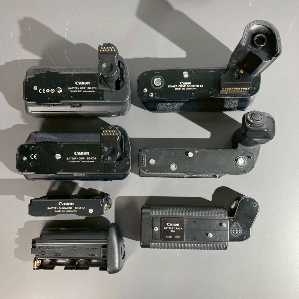 ｍ195 /バッテリーグリップ Canon BG-ED3 BG-E2N E1 7点 まとめ 中古 ジャンク 
