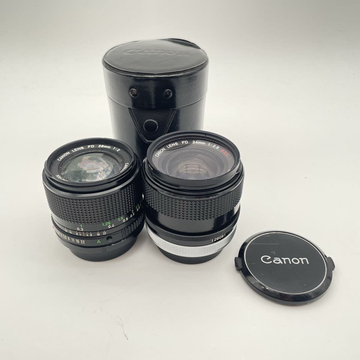 キャノン Canon FD 24mm f2.8 S.S.C. 28mm f2 LENS CANON レンズ