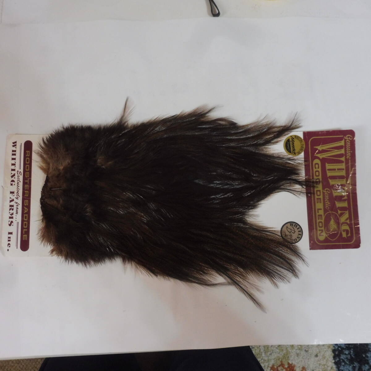 コックデレオン　Coq de Leon Whiting Badger dyed Brown