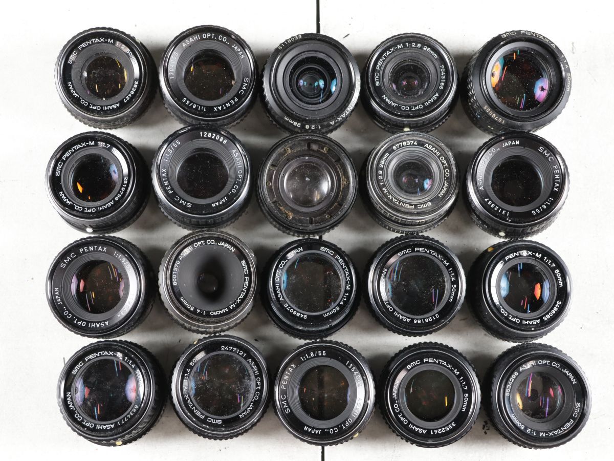 1421 20点まとめ PENTAX ペンタックス SMC PENTAX 50mm 28mm 他 単焦点レンズ まとめ まとめて 大量セット 送料1100円