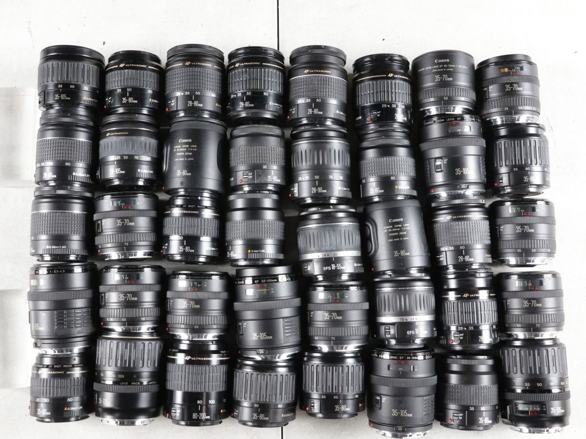 1455 40点まとめ Canon キヤノン EF 28-80mm 35-70 USM ウルトラソニック 他 AFズームレンズ まとめ まとめて 大量セット 送料1500円