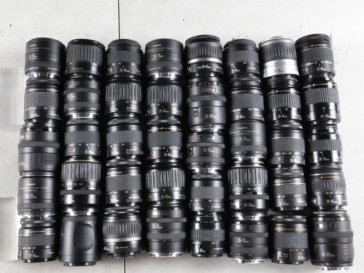 1453 40点まとめ Canon キヤノン EF 28-80mm 35-70 USM ウルトラソニック 他 AFズームレンズ まとめ まとめて 大量セット 送料1500円