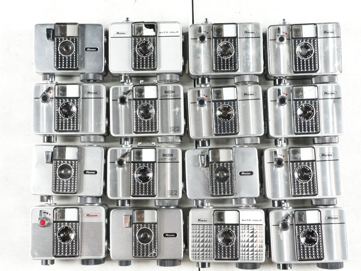 1447 16点まとめ RICOH リコー AUTOHALF オートハーフ E Y SE 他 コンパクトカメラ まとめ まとめて 大量セット 送料1500円