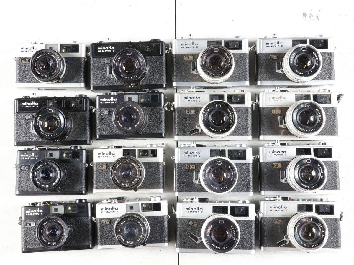 1439 16点まとめ MINOLTA ミノルタ HiMATIC ハイマチック E F 他 レンジファインダー まとめ まとめて 大量セット 送料1500円