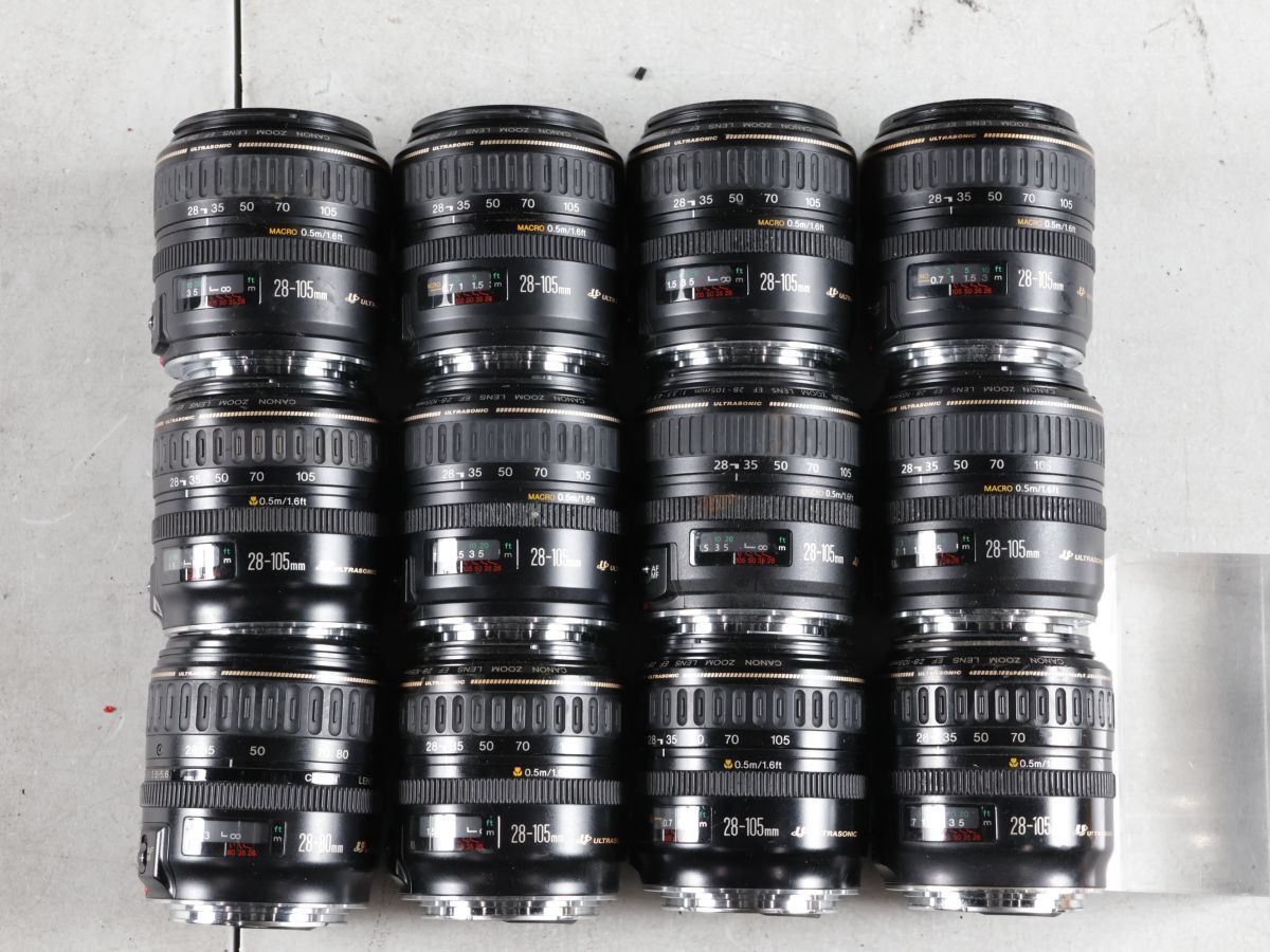 1424 12点まとめ Canon キヤノン EF 28-105mm USM ウルトラソニック 他 AFズームレンズ まとめ まとめて 大量セット 送料1100円