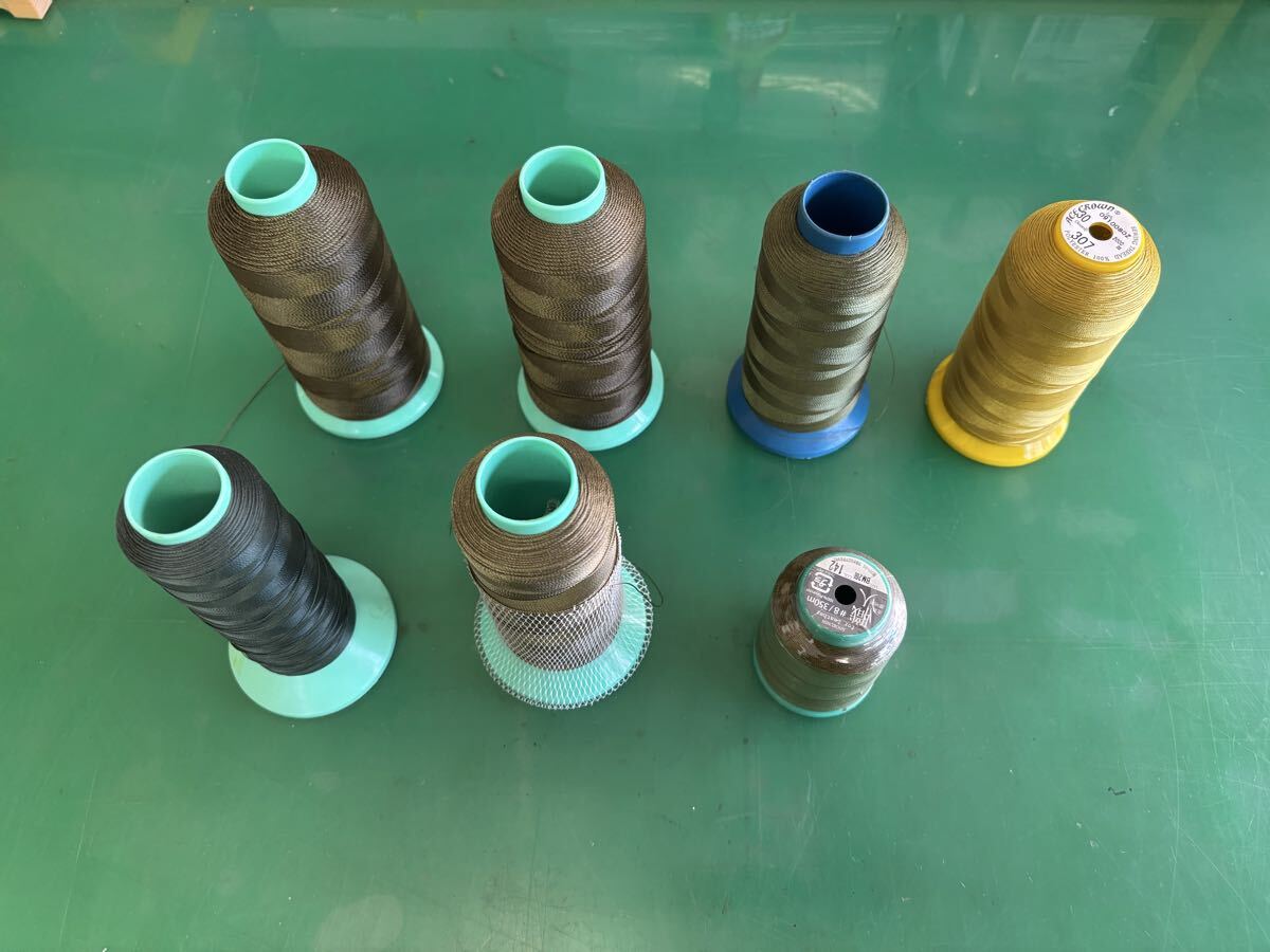 レザークラフト、ミシン糸、ビニモ、エース、ポリエステル、綿、綿/ポリエステル、①