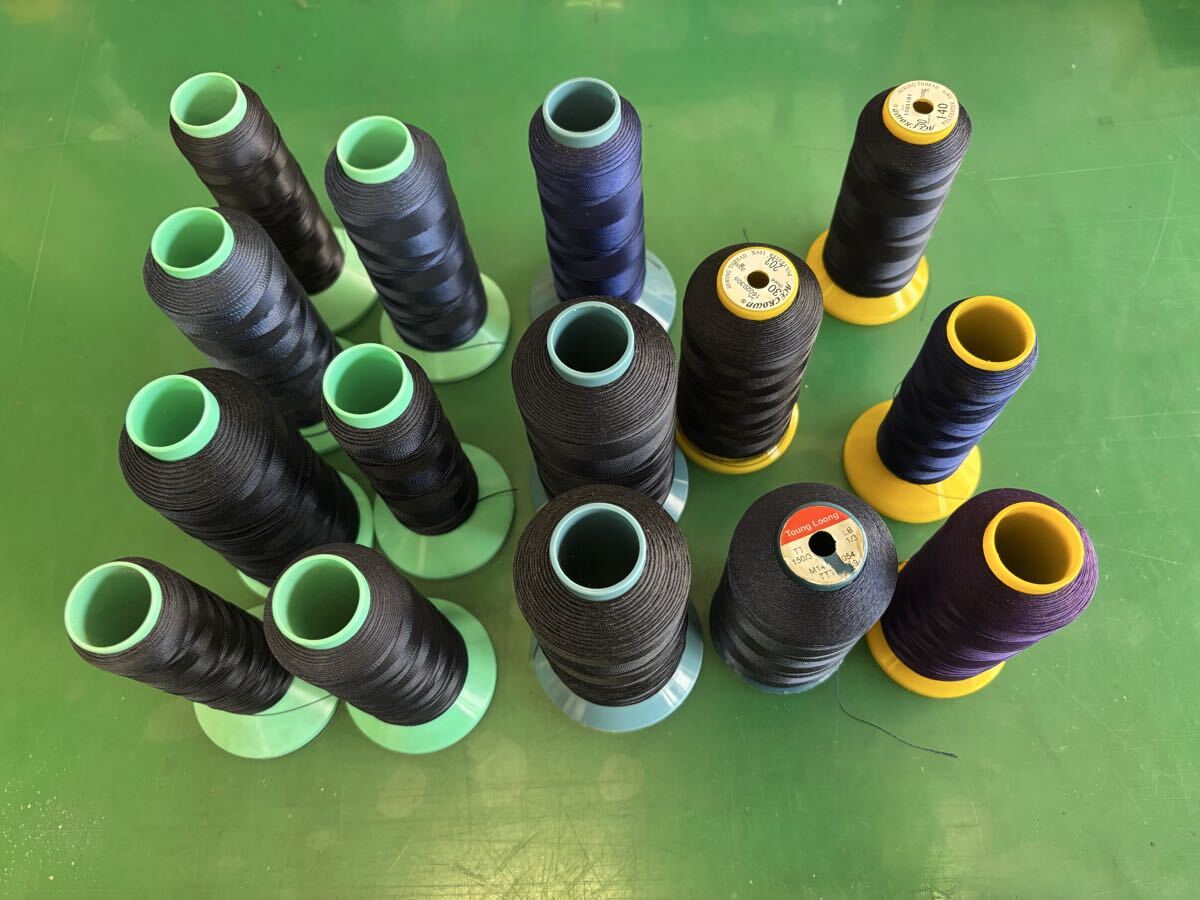 レザークラフト、ミシン糸、ビニモ、エース、ポリエステル、綿、綿/ポリエステル、③