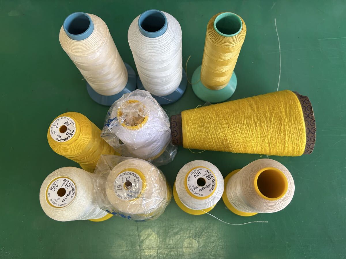 レザークラフト、ミシン糸、ビニモ、エース、ポリエステル、綿、綿/ポリエステル、⑧