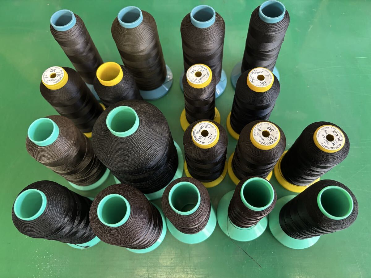 レザークラフト、ミシン糸、ビニモ、エース、ポリエステル、綿、綿/ポリエステル、⑨