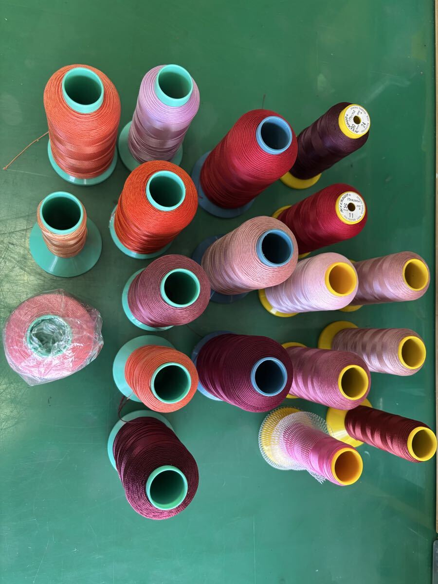 レザークラフト、ミシン糸、ビニモ、エース、ポリエステル、綿、綿/ポリエステル、②